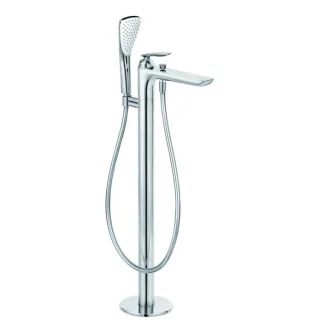 Kludi Balance Wannenarmatur 525900575 chrom, Standmontage, mit Brausegarnitur