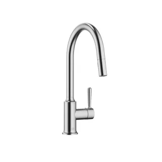 Dornbracht Einhebelmischer Pull-down mit Brausefunktion VAIA 33870809 chr gebürstet (Edelstahl-Look) 33870809-93
