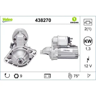 Valeo Anlasser 1,3 kW Chevrolet Opel Suzuki 1,3