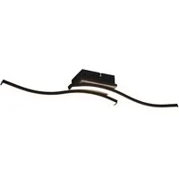 Reality Leuchten LED Deckenleuchte Route, LED fest integriert, Warmweiß, moderne Deckenlampe 2-flammig, LEDs mit 2x 500 Lumen