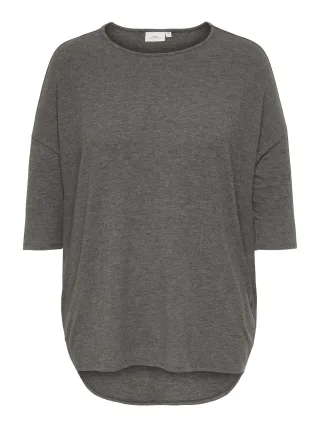 ONLY CARMAKOMA - CARLAMOUR 3/4 TOP JRS NOOS Coffee Bean - Gr. - 44