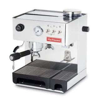 La Pavoni New Domus bar Siebträgermaschine Edelstahl