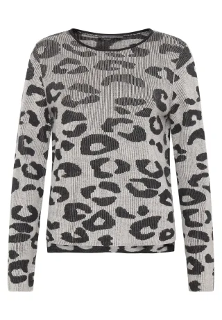 Betty Barclay - Feinstrickpullover patch beige/black - Gr. - 46