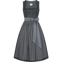 Nübler Dirndl Midi Dirndl Kimberly in Graphit von Nübler - Rocklänge 70 cm