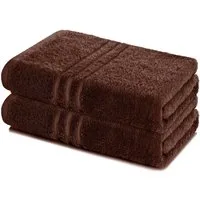 Lavea Badetuch Elena 2er Set Badetücher 100x150 cm, Duschtuch, 500 g/m² Frottier, weich & saugstark, pflegeleicht