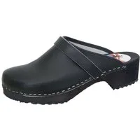 SALIHA Clogs (Ferse offen) schwarz Hausschuh