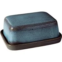 like. by Villeroy & Boch Butterdose Lave glace Butterdose blau 6,5cm, Steinzeug