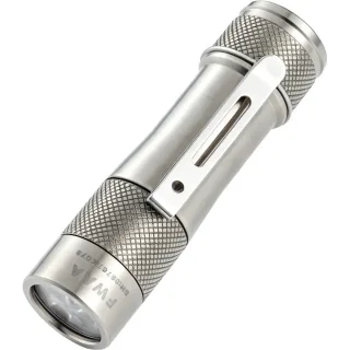 Lumintop FWAA 1600LM EDC Titanium Polished Flashlight 3*Nichia 519AT LED Super Bright Mini LED Torch EDC Tools