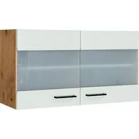 Flex-Well Glashängeschrank Vintea (B x H x T) 100 x 54,8 x 32 cm, mit Stollenglastüren