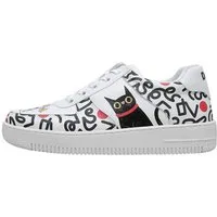 DOGO Dice Low-Top Sneaker Cat And Mouse Damen Sneaker Sneaker Handgefertigt