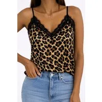Worldclassca Trägertop Worldclassca Damen Trägertop mit Spitze Sommer Spaghetti Top Locker Trägertop mit Spitze - Sommer Top