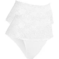 bonprix Shapingslip (Packung, 2-St) mit Spitze, mit Netzfutter, eng anliegende Passform, 2er Pack