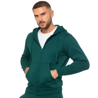 Enzo | Herren Zip Hoodie - Grün