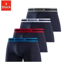 Bench. Boxer Boxershorts für Herren (Packung, 4-St) Unterhosen mit Overlock-Nähten vorn