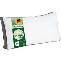 Dreamstar Microfaserkissen Kopfkissen - einzeln oder 2er-Set - 40x80 & 80x80 cm - Hotelqualität, Füllung: Soft Touch Hohlfaser, Seitenschläfer, Bauchschläfer, Rückenschläfer, 1-tlg., stützend & entlastend - atmungsaktiv & allergikergeeignet