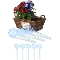 relaxdays Tropfer 9er Set Bewässerungskugeln, blau