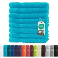 Devior Handtuch Set Frottierserie Elegance in vielen Farben, hochwertig mit 500 g/m², Gästetücher - 100% Baumwolle (8-St), 30x50 cm, ideal fürs Gästebad & kleine Handtuchhalter, geruchsneutral