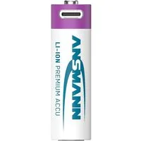 ANSMANN AG Akku Li-Ion 1,5V AA Typ 2000 – 4 Stück Akku
