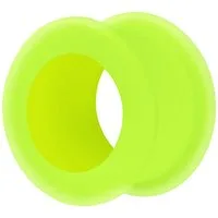 Taffstyle Plug Piercing Tunnel Silikon Flared Weich Flexibel, Farbiger Flesh Extra Big Double Flared XXL Rund Creole Ohr Plug Ear