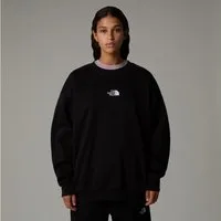 The North Face Sweatshirt W ESSENTIAL OVERSIZE CREW sportlicher Stil, aus Baumwolle und Polyester