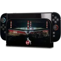DeinDesign Konsolen-Cover 1. FC Köln Stadion Offizielles Lizenzprodukt Köln Stadion Nacht, Nintendo Switch 2 Skin Aufkleber Sticker Folie