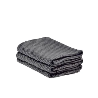 Geschirr-Spültücher mikroplastikfrei Baumwolle anthracite 27x27cm | Zone Denmark DIISH Stricktücher für eine nachhaltige und saubere Küche im Set.