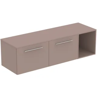Ideal Standard Möbel-Set 160cm i.life B 2 Auszüge 1 off.Fach Gr.Chrom Greige matt, T5842NH T5842NH