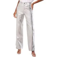 LIPSY Palazzohose Lipsy Hose mit weitem Bein und Biesen, Petite (1-tlg)