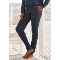 s.Oliver Relaxhose Sweathose aus Ripp-Qualität mit Einrifftaschen, Loungewear