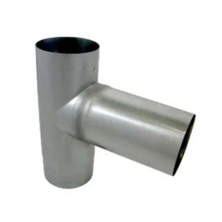 Bertrams Ewr-d Schornsteinanschlussstück 21SA87-D110 87°, überdruckdicht, 110 x 0,6 mm