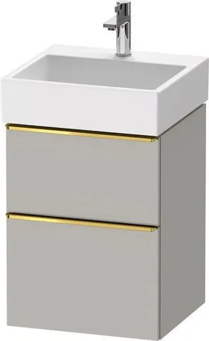 Duravit D-Neo Waschtischunterbau wandhängend Betongrau Matt 484x442x625 mm - DE4370034070000 DE4370034070000