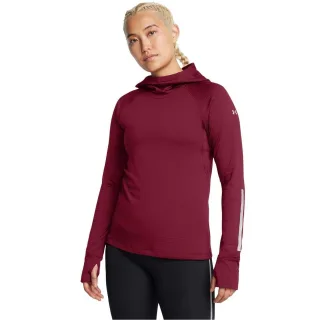 Under Armour - Kapuze mit Kordelzug für Damen, mit Kapuze, Laufen, Regulär (Rot)