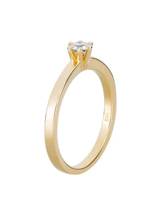Orolino Ring Gold 585 mit natürlichem Brillant 0,25 ct.