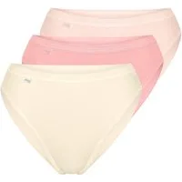 sloggi Tai-Slip 3er Pack Basic+ (Spar-Set, 3-St) Tai Slip - Baumwolle - Atmungsaktiv - Bequemer Schnitt, Perfekter Sitz