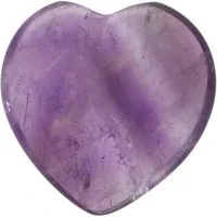 Lebensquelle Plus Edelstein Amethyst Herz, Handschmeichler 2x2 cm