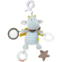 Fehn Greifspielzeug Little Castle, Activity-Drache mit Klemme, mit Klemme