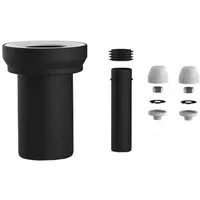SANIT WC-Anschlussrohr WC-Anschlussgarnitur 180 mm DN90 PP weiß - 58.933.00..0000