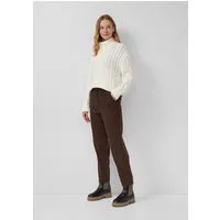 s.Oliver Chinos Hose 7/8-Flanell-Hose mit Elastikbund