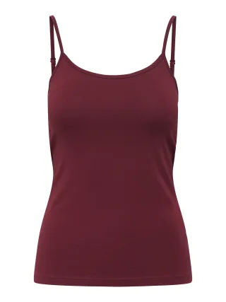 JDY - JDYAVA SINGLET JRS NOOS Cabernet - Gr. - L