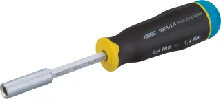 HAZET Drehmoment-Schraubendreher Sechskant 6,3 (1/4 Zoll) 3-teilig - 6001-1.4/3