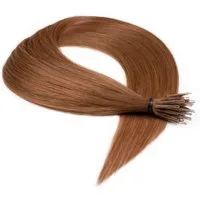 hair2heart Echthaar-Extension Premium Nanoring Extensions #8/03 Hellblond Natur-Gold 40cm
