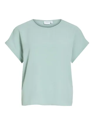 VILA - VIJOSA S/S TOP - NOOS Blue Surf - Gr. - 34