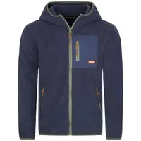 riverso Outdoorjacke Herren Fleecejacke RIVHenning Regular Fit Outdoorjacke mit Teddyfleece