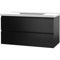 duschspa Waschtisch Badmöbel Set Waschbecken mit Unterschrank MDF, Beite 50/60/80/100 cm