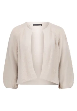 Betty Barclay - Kurze Strickjacke beige - Gr. - 44