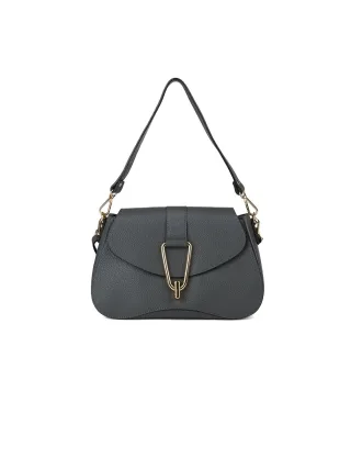 Giulia Monti Schultertasche Dunkelgrau