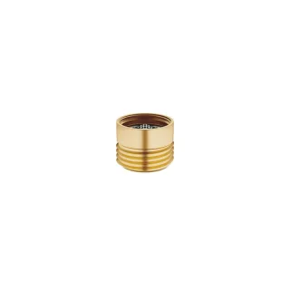Dornbracht Adapter für Brauseabgang SERIENNEUTRAL 12202979 3/8" x 1/2" Messing gebürstet (23kt Gold) 12202979-28