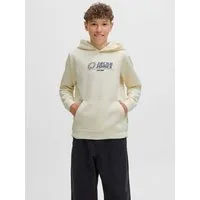 Jack & Jones Junior Kapuzensweatshirt JCOTIER FRONT PRINT SWEAT HOOD JNR