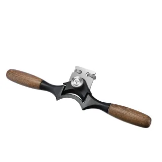 Concave Bottom Spokeshave Woodworking Hand Plane with 40mm Steel Blade and Dual Adjustment Screws Precision Curved Surfa