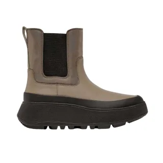 FitFlop - Stiefeletten für Damen, Wasserbeständig, flach geformter Absatz (Grau)